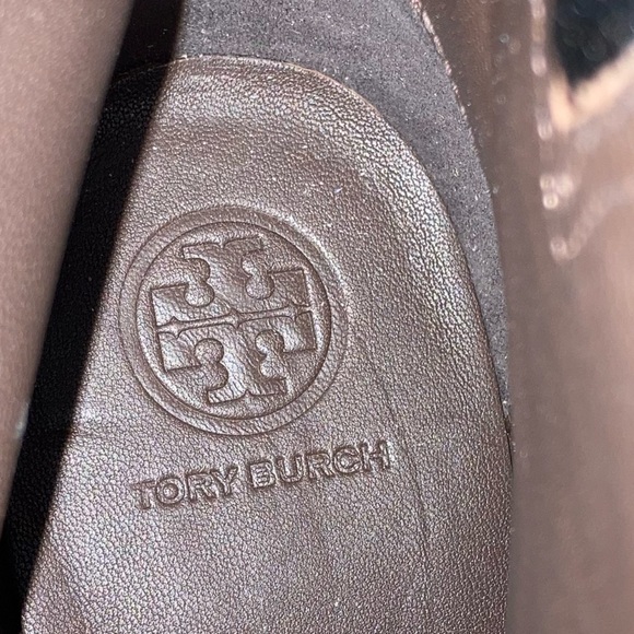 NWOB Tory Burch Brown Wyatt Leather & Suede 50/50 Knee High Riding Boots- Sz 6.5 - Picture 10 of 10